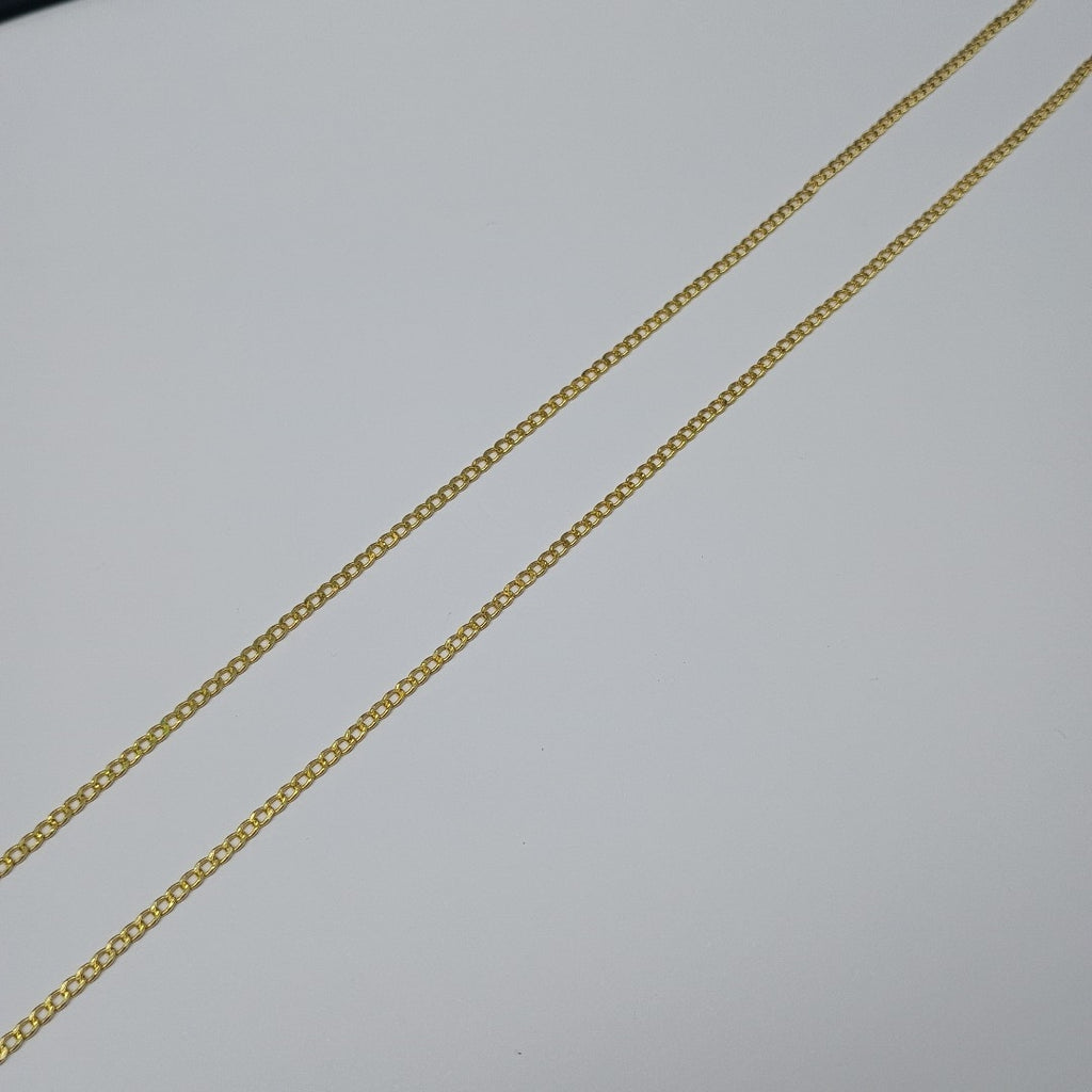 CADENAS BARBADA AMARILLA ORO 14K 2 (NUEVO)