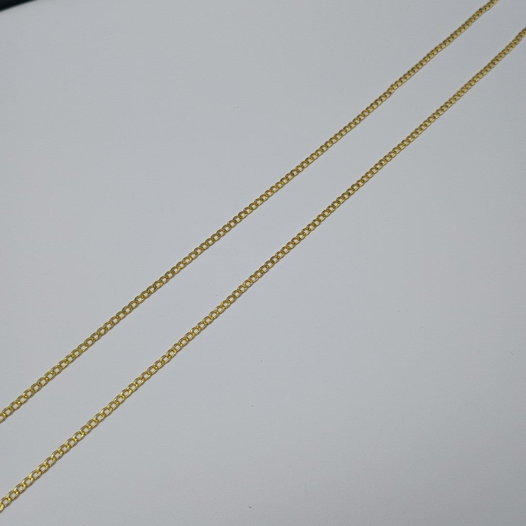 CADENAS BARBADA AMARILLA ORO 14K 2 (NUEVO)