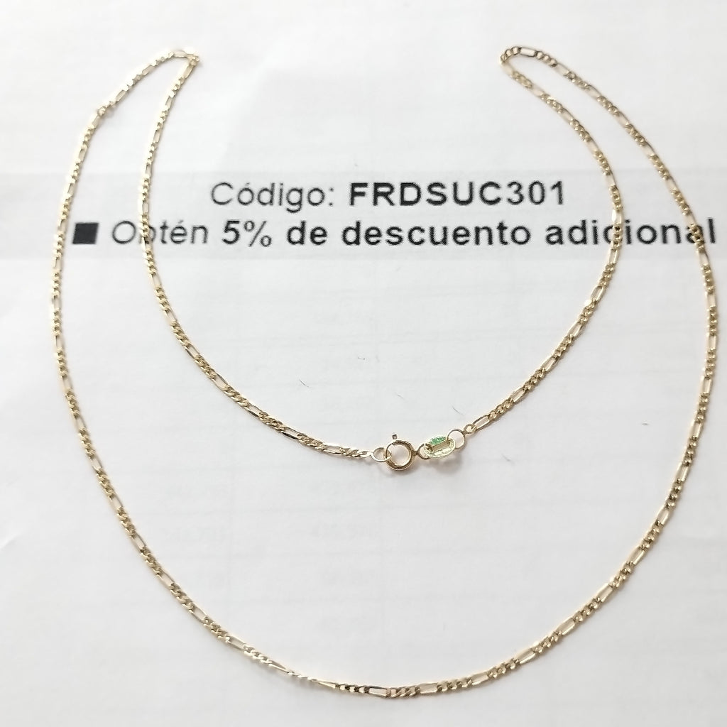 CADENAS CARTIER 3 1 AMARILLA ORO 14K 2 (NUEVO)