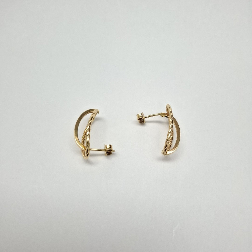 ARETES PAR ORO 14 K 2.2 GRMS (SEMINUEVO)