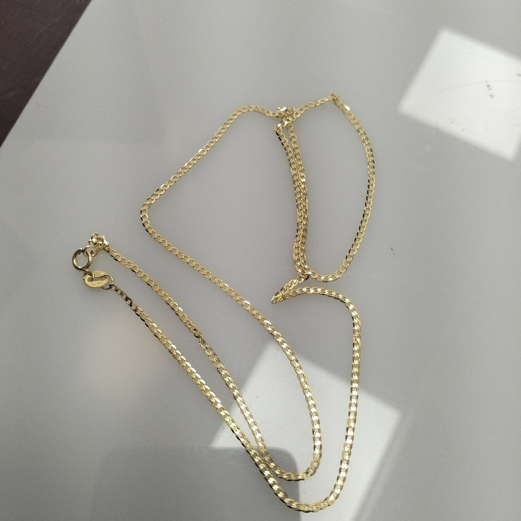 CADENAS BARBADA AMARILLA ORO 14K 2 (NUEVO)