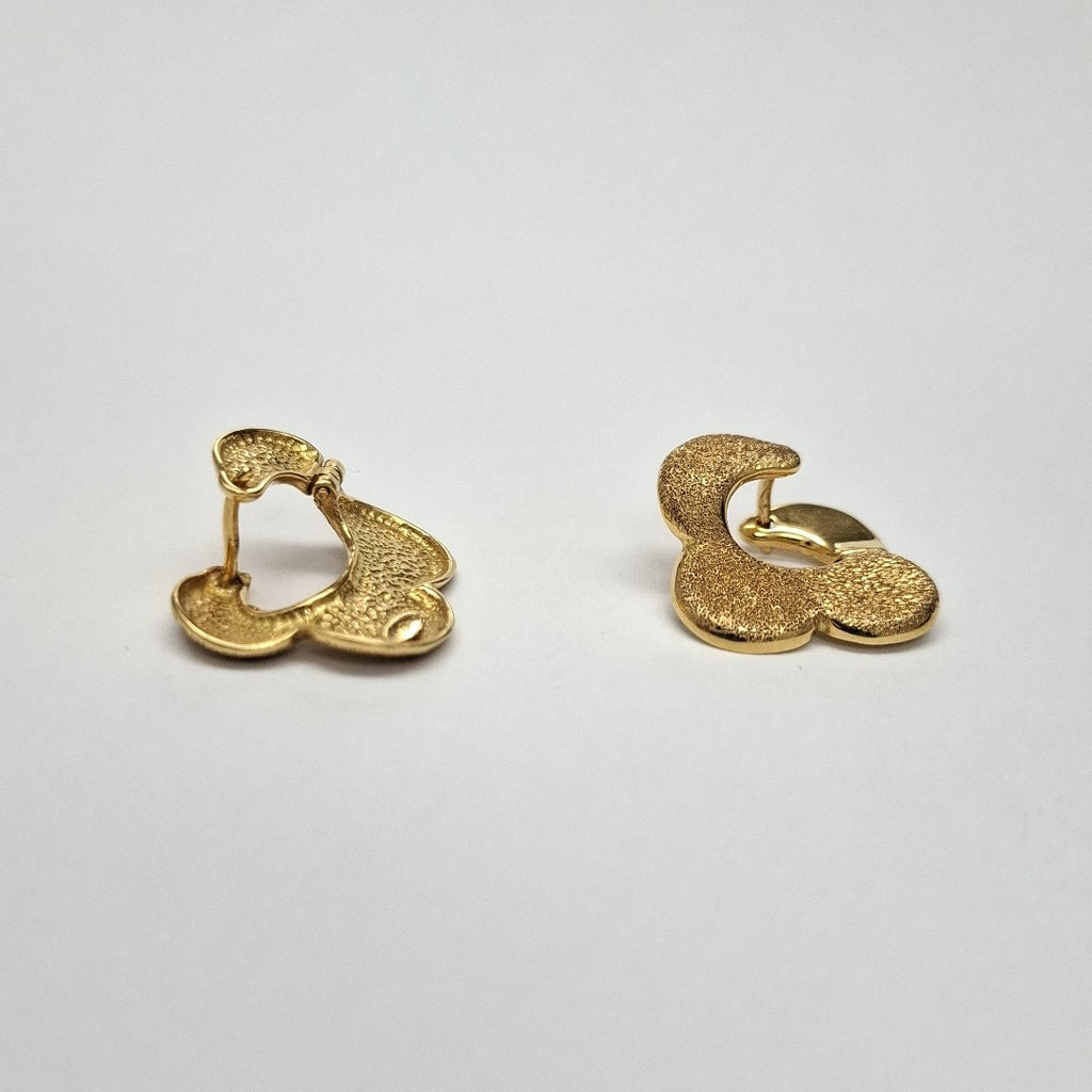 ARETES PAR ORO 18 K 6 GRMS (SEMINUEVO)