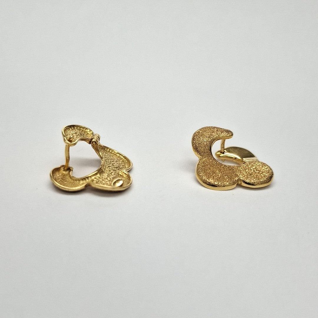 ARETES PAR ORO 18 K 6 GRMS (SEMINUEVO)