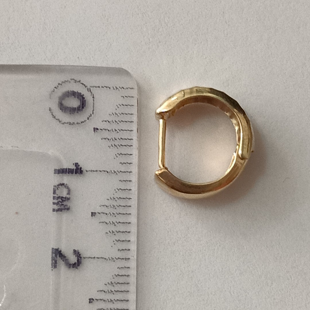 ARRACADAS PAR ORO 14 K 1 GRMS (SEMINUEVO)