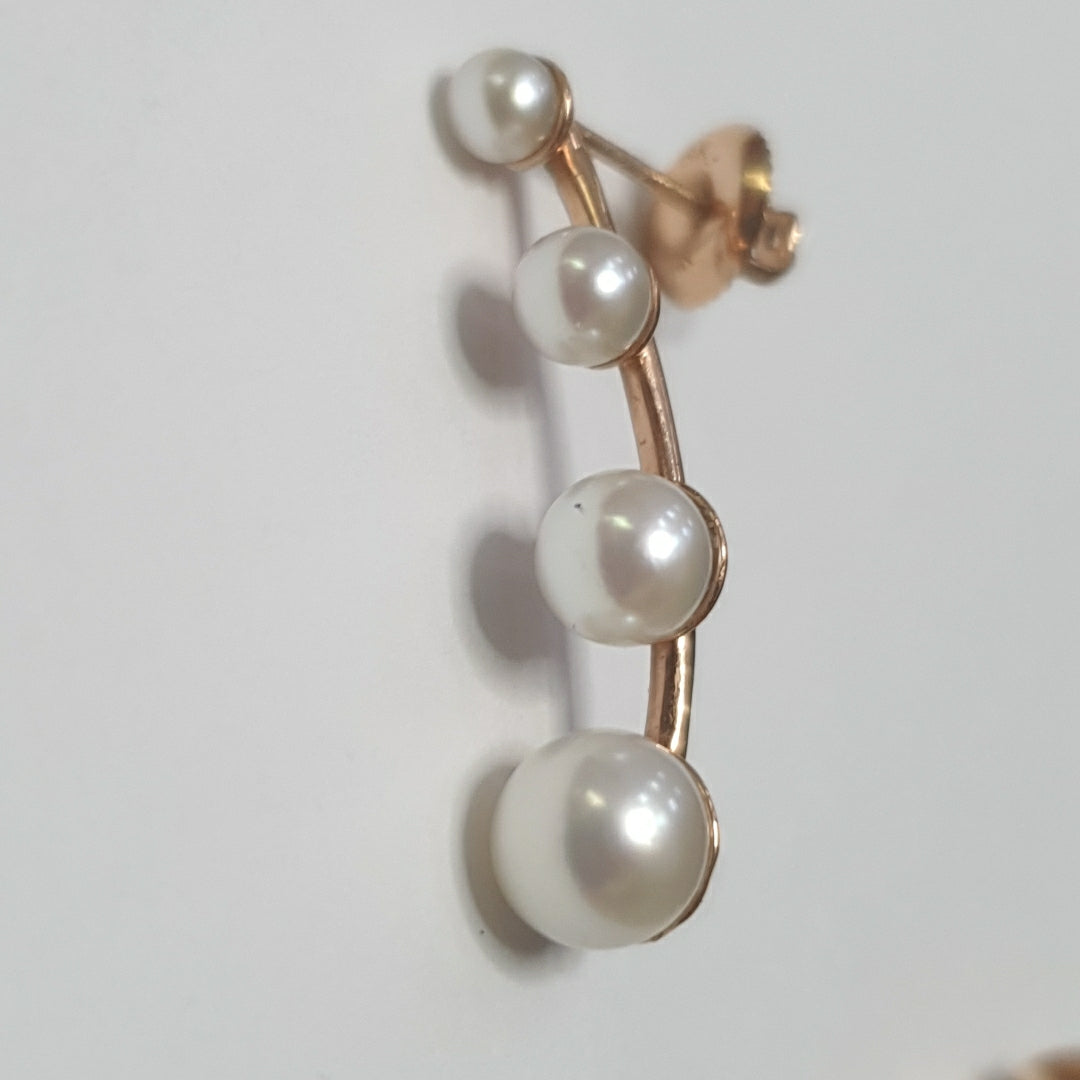 ARETES PAR ORO 10 K 3.3 GRMS (SEMINUEVO)