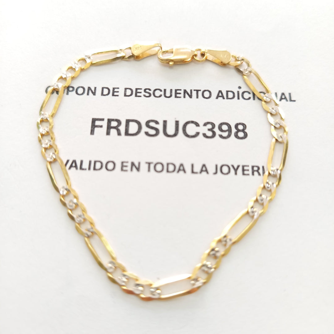 PULSERA 3X1 14K 18 CM 3.9 GR (NUEVO)
