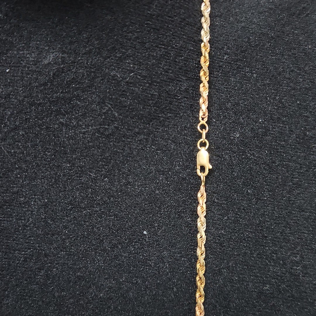 CADENA ORO COMBINADO 14 K 19.5 GRMS (SEMINUEVO)