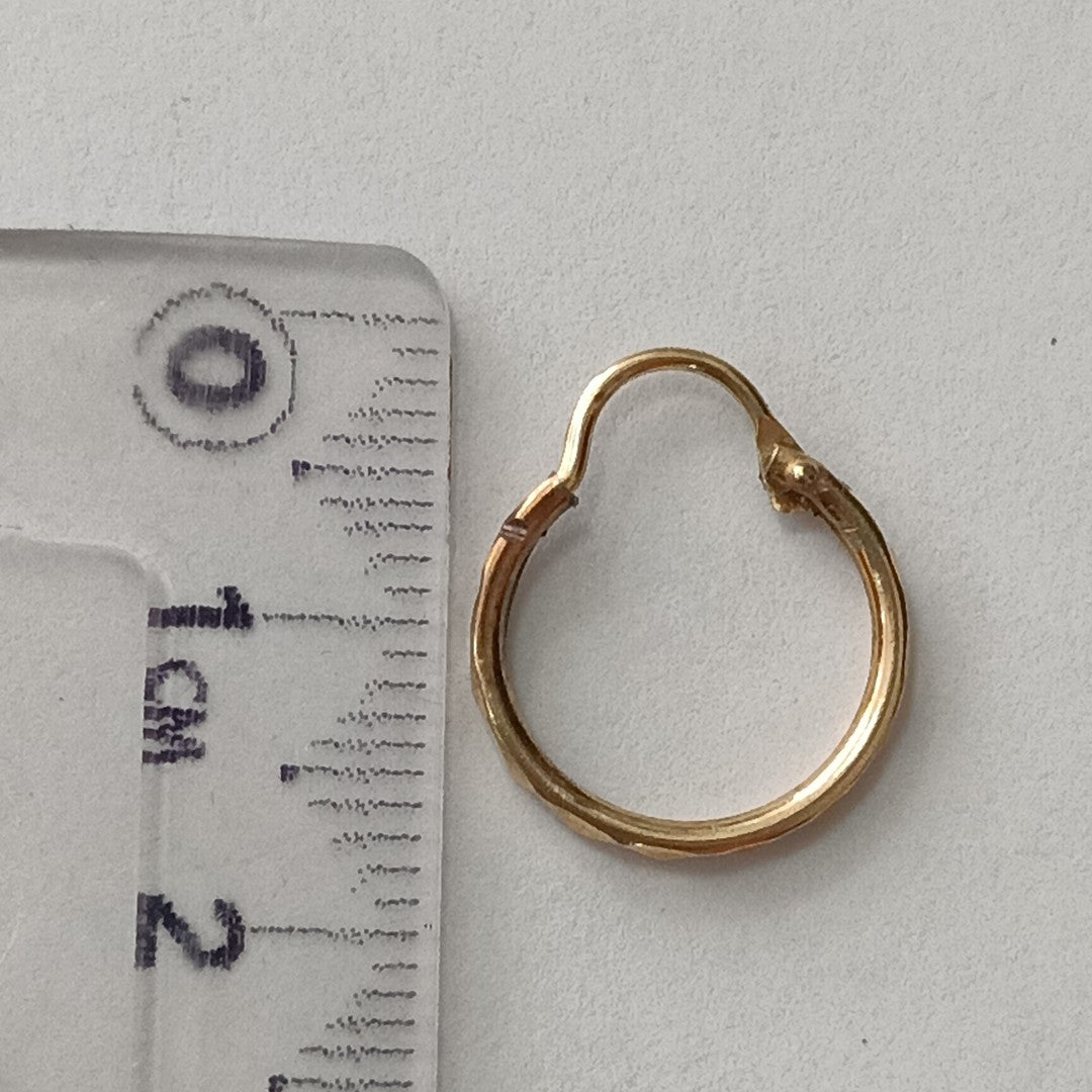 ARRACADAS PAR ORO 10 K 0.9 GRMS (SEMINUEVO)