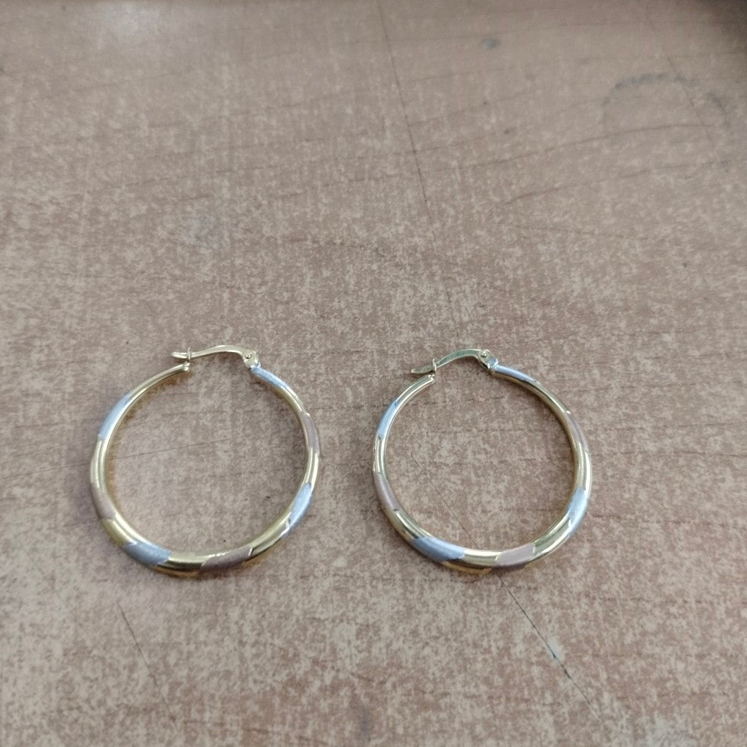 ARRACADAS PAR ORO 10 K 2.4 GRMS (SEMINUEVO)