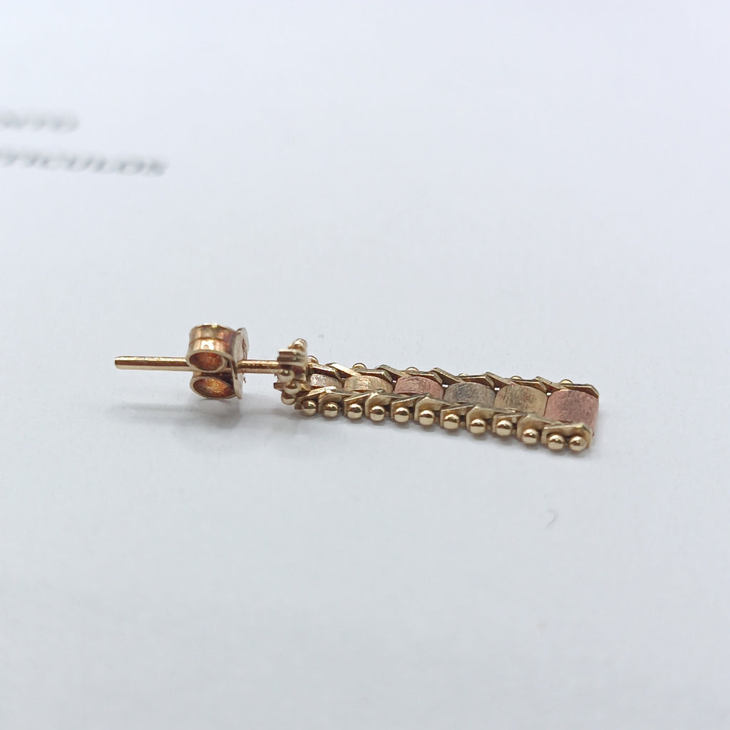 BROQUELES PAR ORO 14 K 2.6 GRMS (SEMINUEVO)