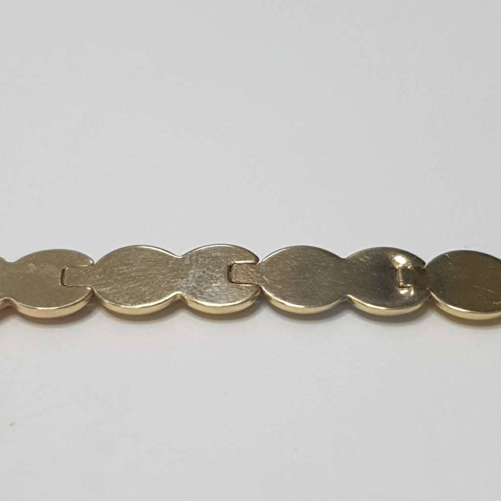 PULSERA ORO COMBINADO 14 K 6 GRMS (SEMINUEVO)