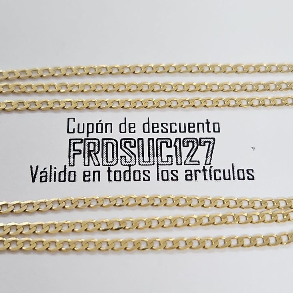 CADENAS BARBADA AMARILLA ORO 14K 2 (NUEVO)