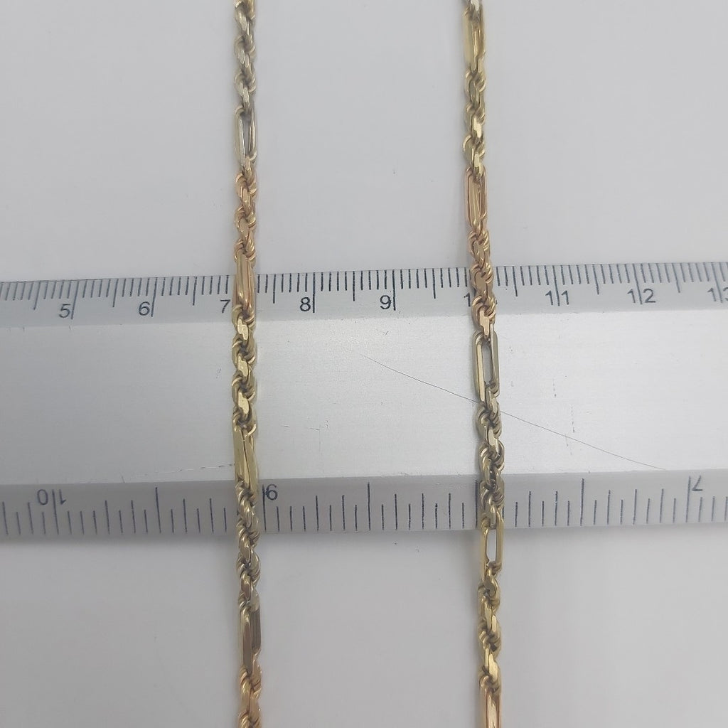 CADENA ORO COMBINADO 14 K 19,10 GRMS (SEMINUEVO)