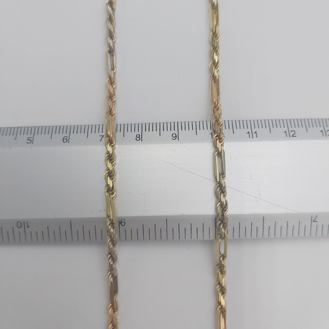 CADENA ORO COMBINADO 14 K 19,10 GRMS (SEMINUEVO)
