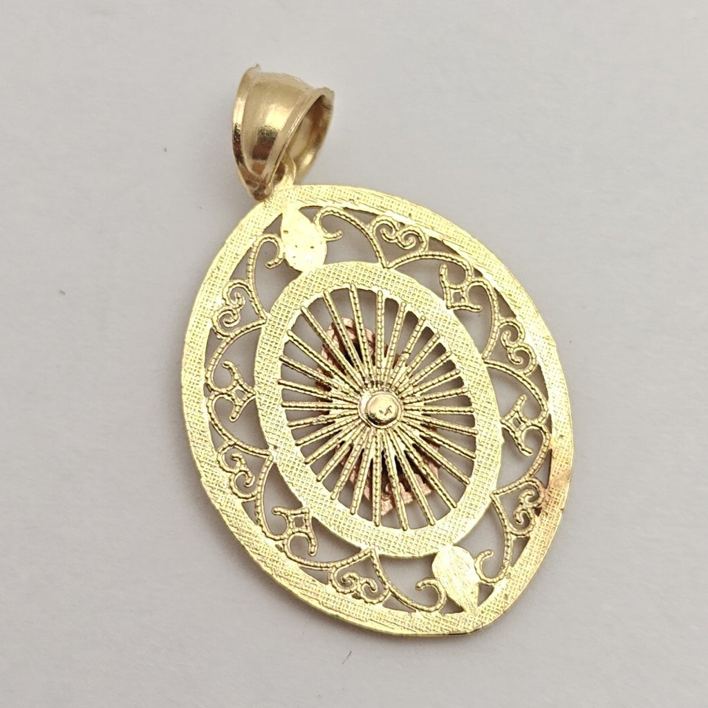 MEDALLA RELIGIOSA ORO COMBINADO 14 K 1,80 GRMS (SEMINUEVO)