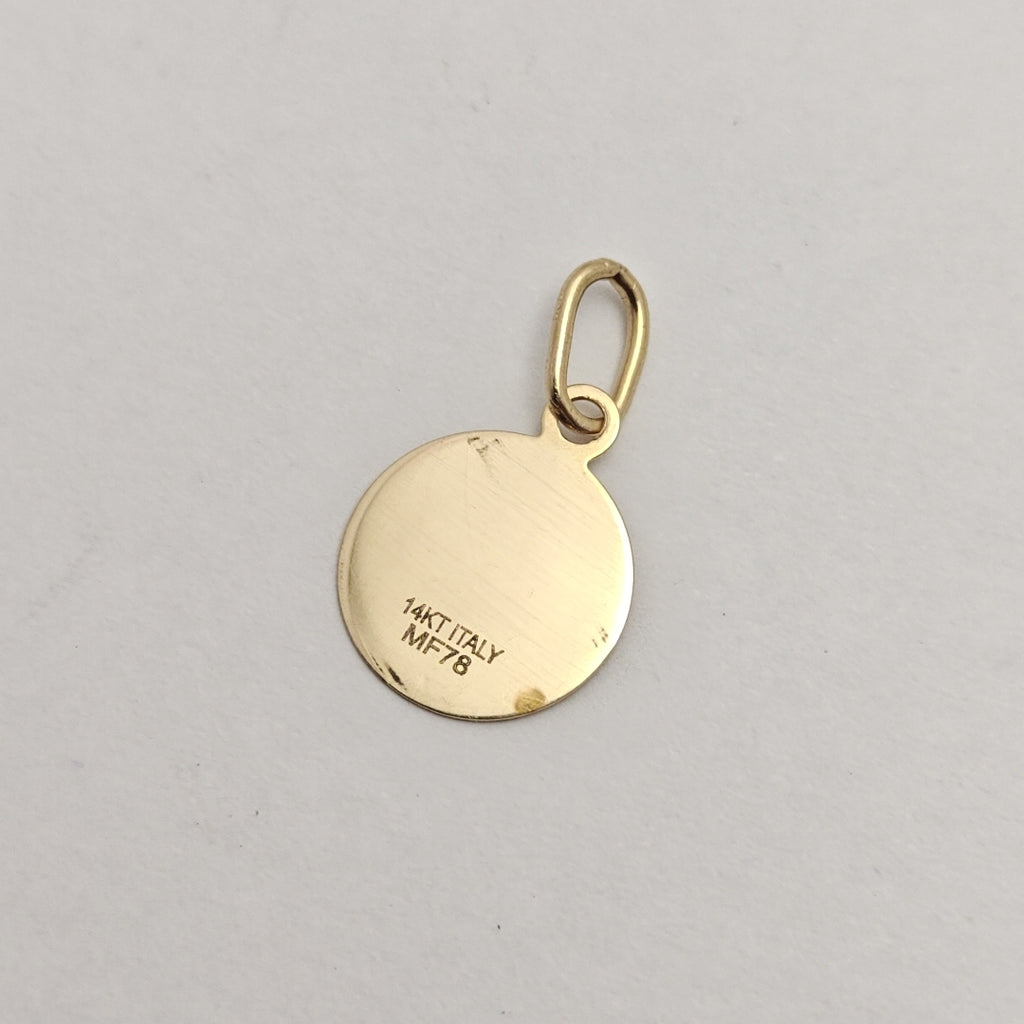 MEDALLA RELIGIOSA ORO 14 K 0,50 GRMS (SEMINUEVO)