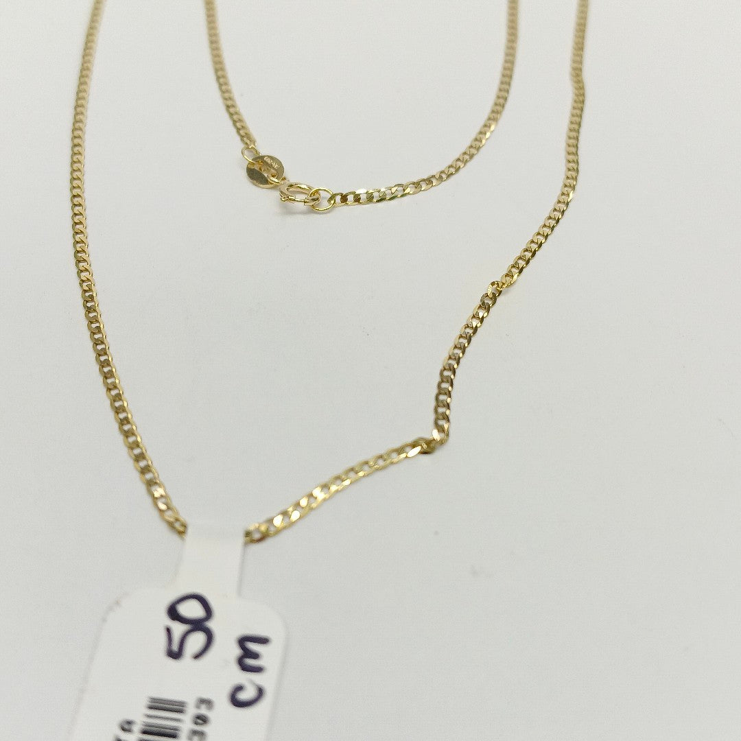 CADENAS BARBADA AMARILLA ORO 14K 1.9 (NUEVO)