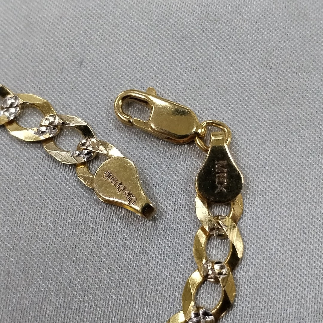 PULSERA BARBADA 14K 21 CM 5.5 GR (NUEVO)