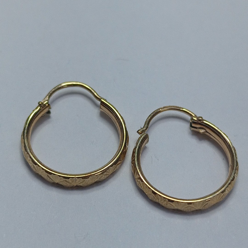 ARRACADAS PAR ORO 10 K 1 GRMS (SEMINUEVO)