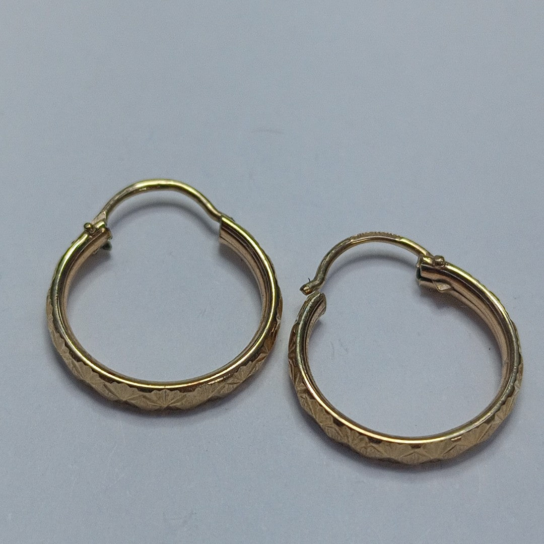 ARRACADAS PAR ORO 10 K 1 GRMS (SEMINUEVO)