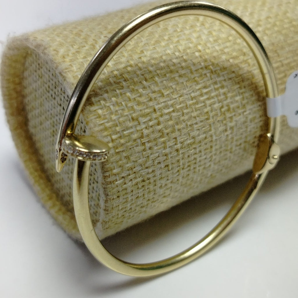PULSERA RIGIDA ORO 10 K 7.7 GRMS (SEMINUEVO)
