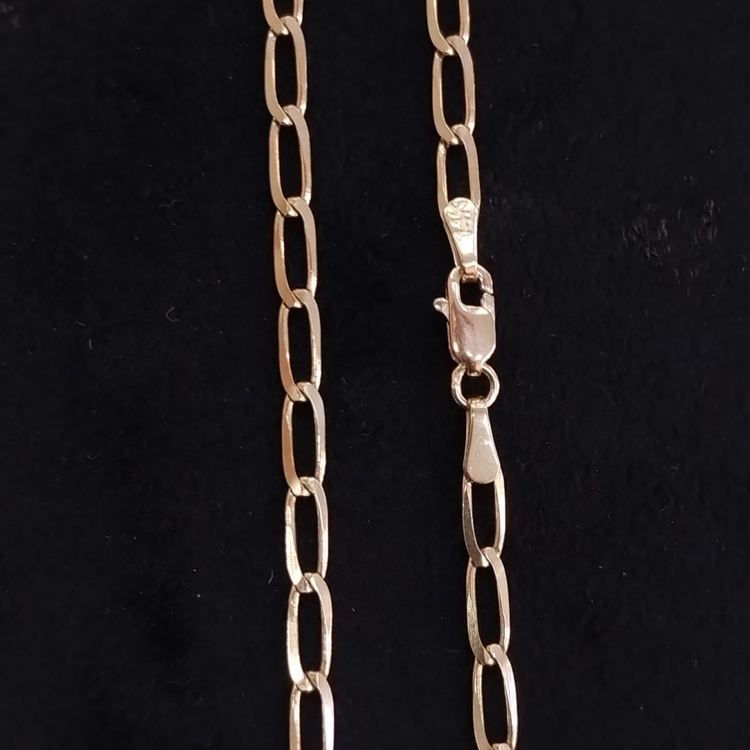 CADENA ESLABON 14K 55 CM 6.6 GR (NUEVO)