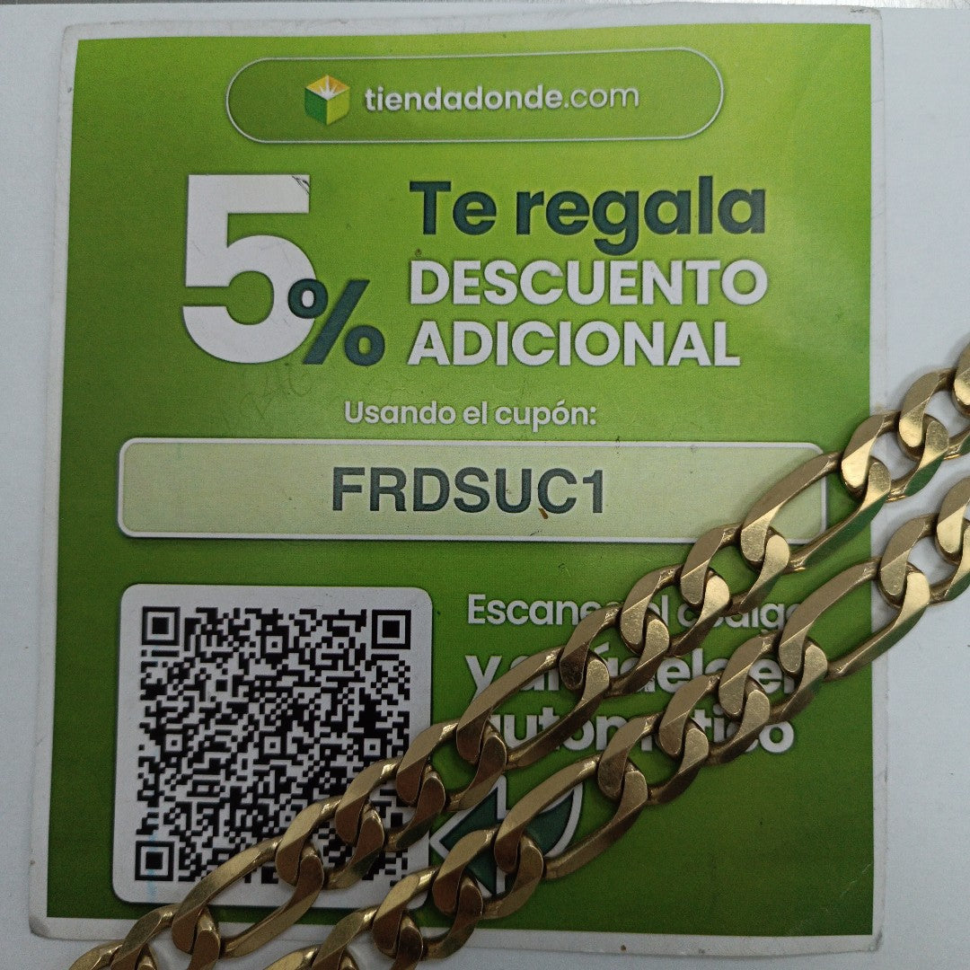 CADENA ORO 14 K 151.2 GRMS (SEMINUEVO)
