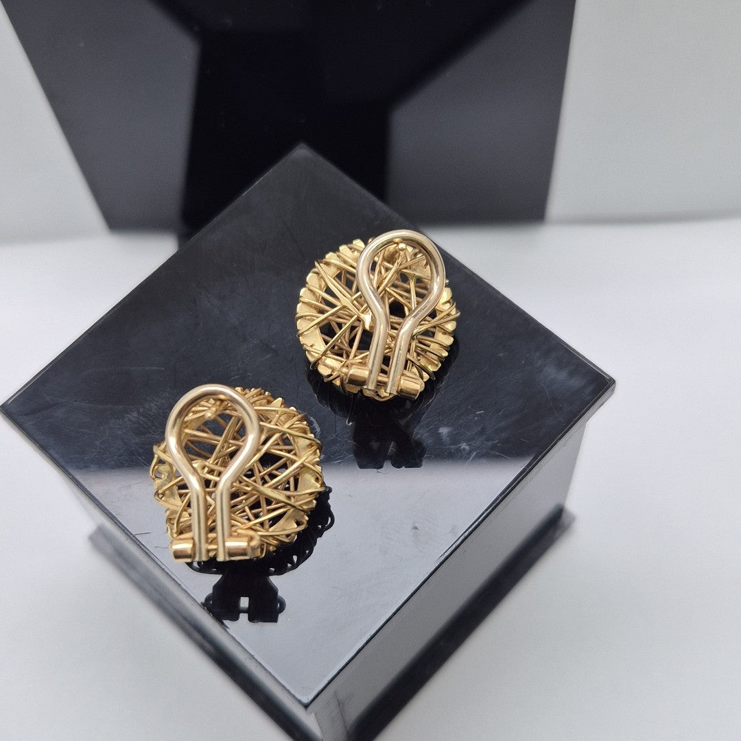 ARETES PAR ORO 14 K 5.8 GRMS (SEMINUEVO)