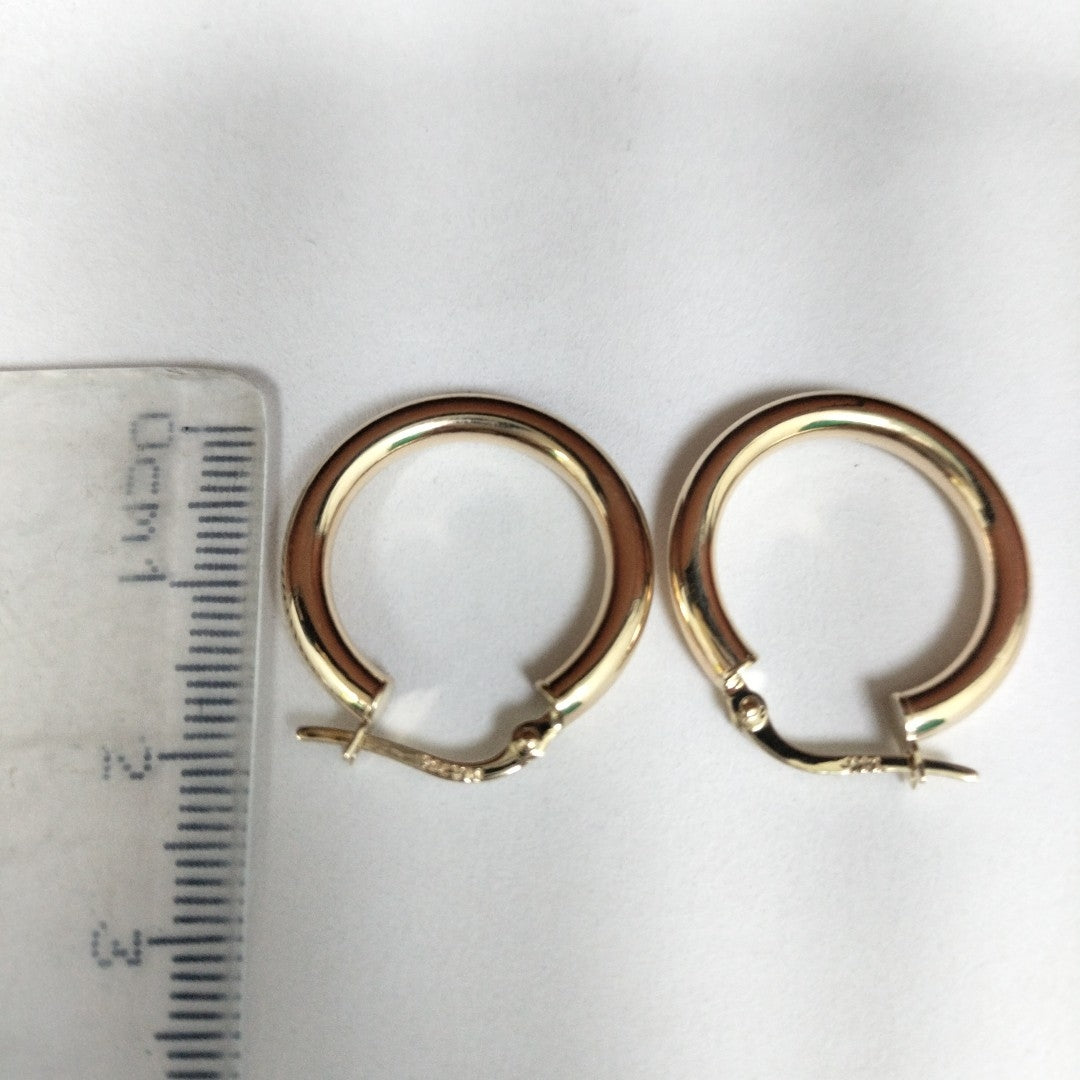 ARRACADAS ORO 14K 1.5 (NUEVO)