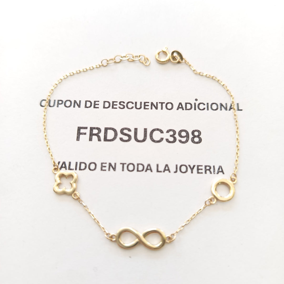 PULSERAS DAMA ORO 14K 1.5 (NUEVO)