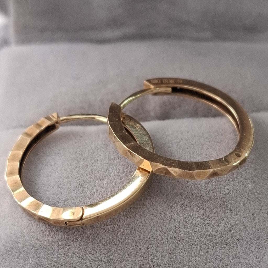 ARRACADAS PAR ORO 10 K 1.6 GRMS (SEMINUEVO)