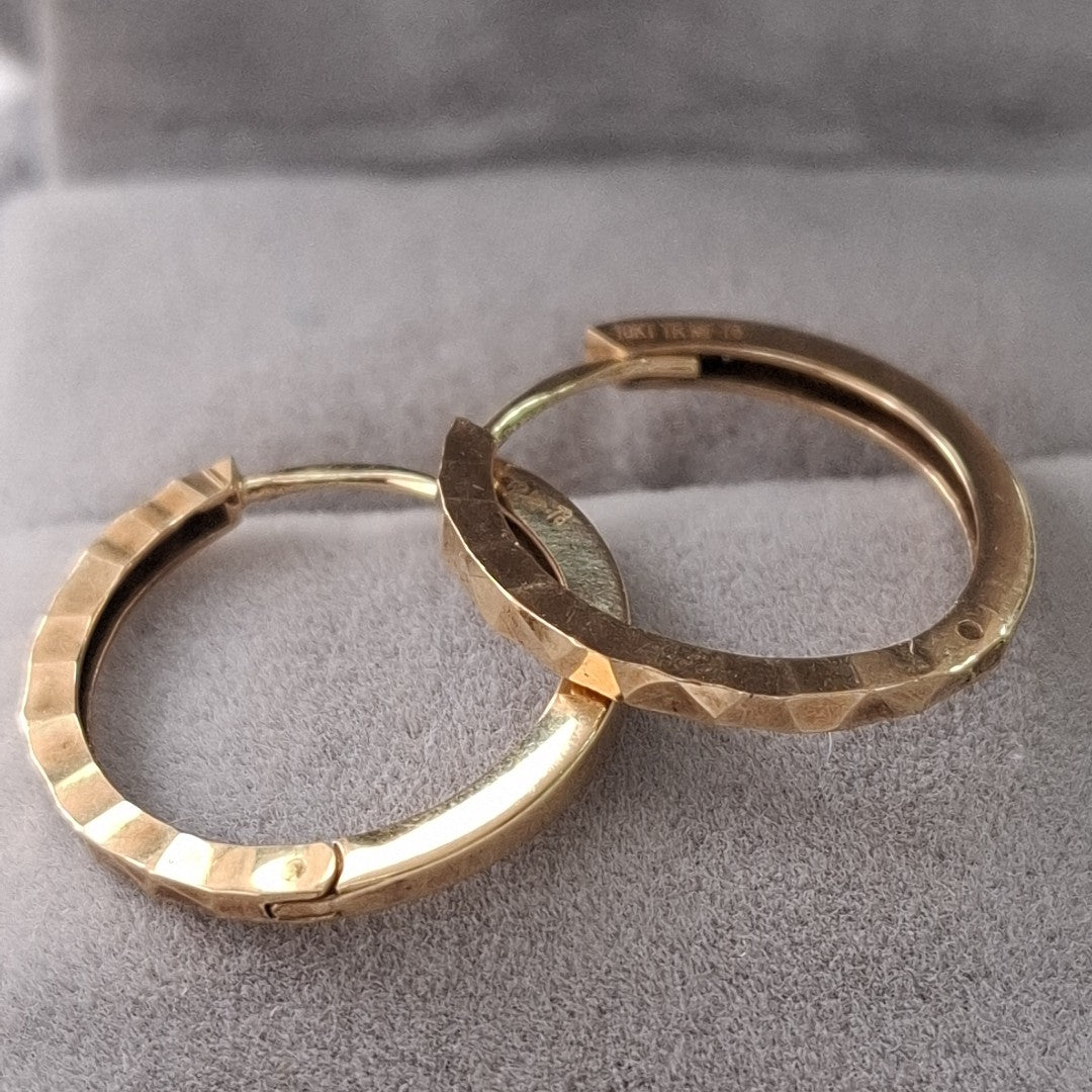 ARRACADAS PAR ORO 10 K 1.6 GRMS (SEMINUEVO)