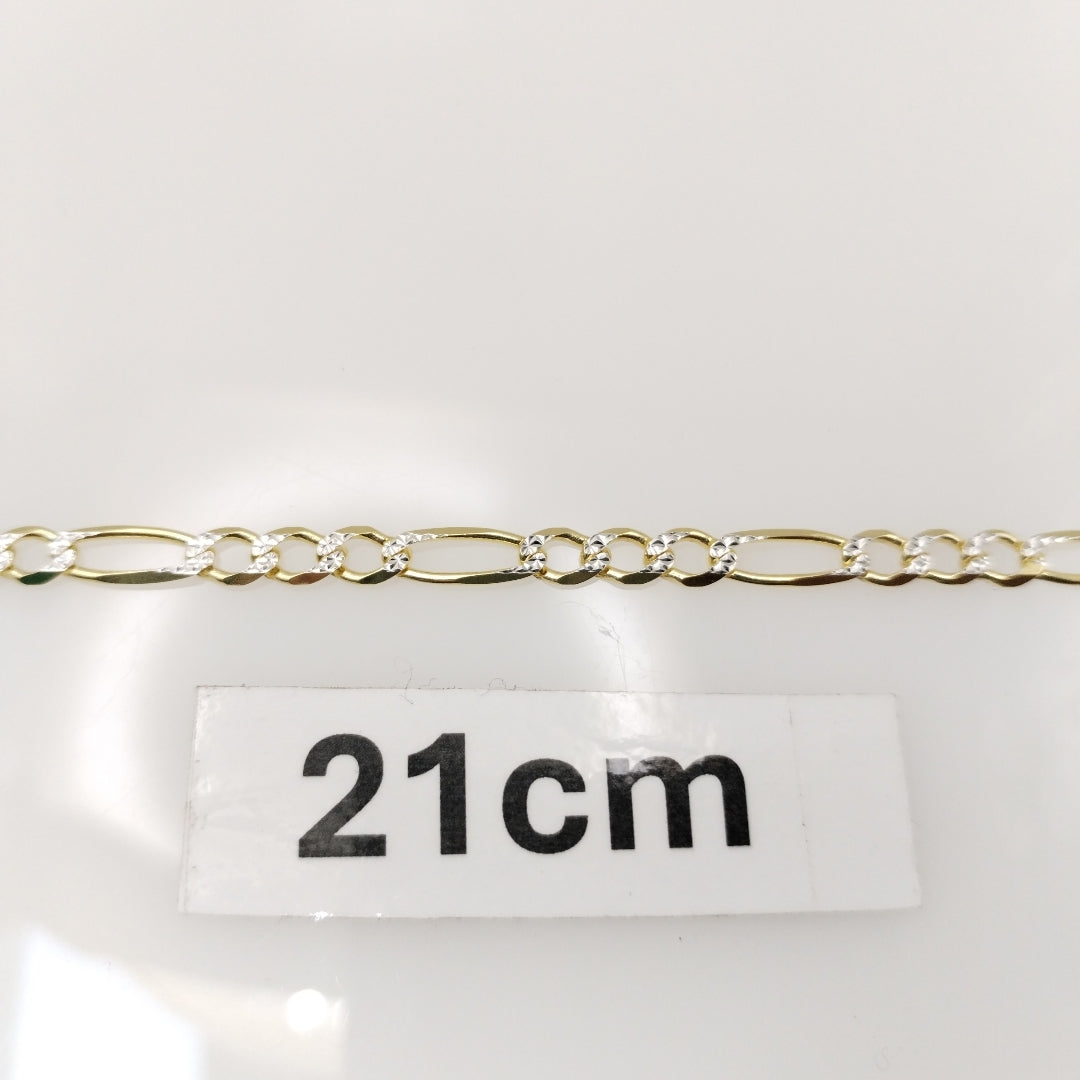 PULSERAS CABALLERO CARTIER 3 1 DIAMANTAD ORO 14K 4.5 (NUEVO)
