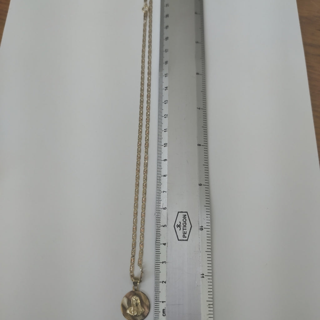 CADENA, DIJE ORO 10 K 3.9 GRMS (SEMINUEVO)