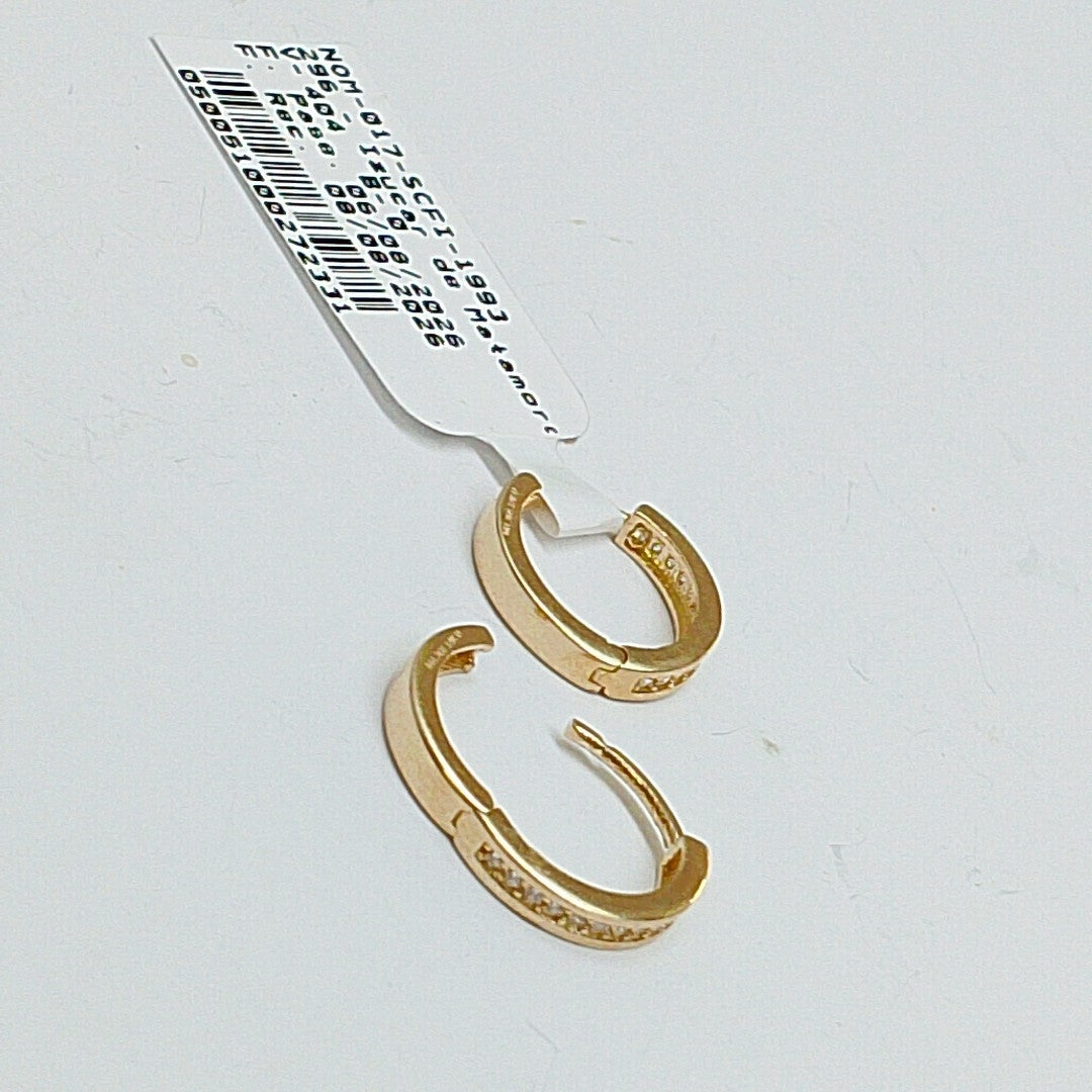 HUGGIES ORO 14K 2.1 (NUEVO)