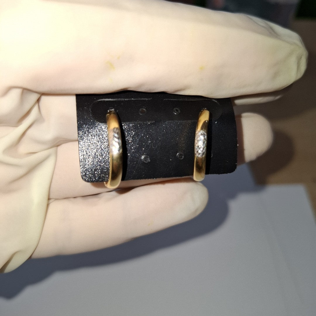 ARRACADAS PAR ORO 14 K 1.4 GRMS (SEMINUEVO)
