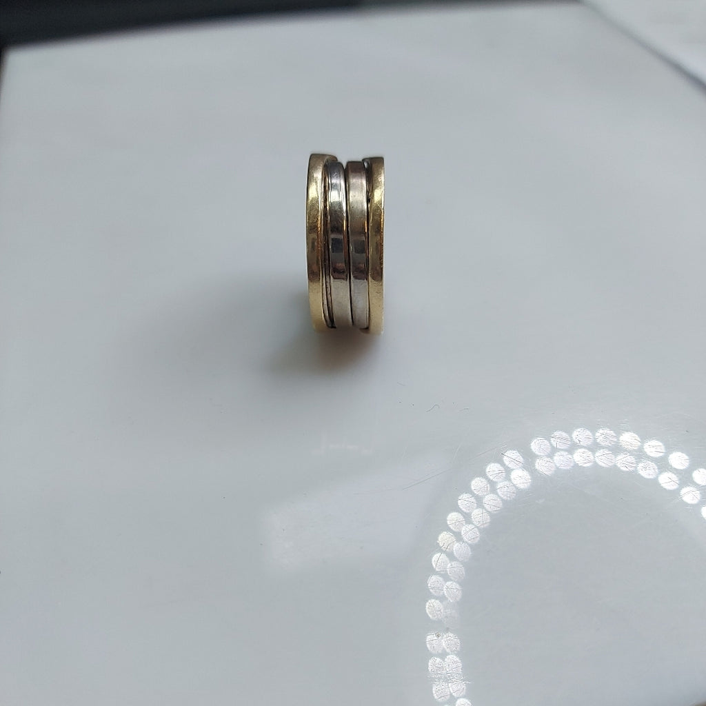 ANILLO ORO, ORO COMBINADO 14 K 10.6 GRMS (SEMINUEVO)