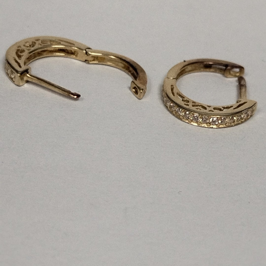 ARRACADAS PAR ORO 10 K 1,50 GRMS (SEMINUEVO)