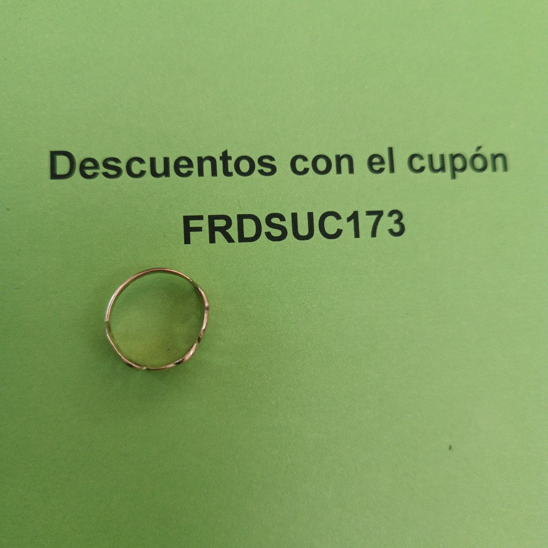 ANILLO ORO 10 K 2.4 GRMS (SEMINUEVO)