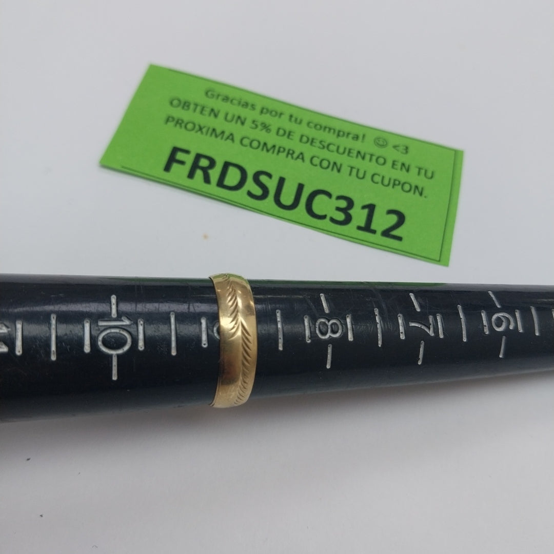 ARGOLLA ORO 10 K 1.1 GRMS (SEMINUEVO)