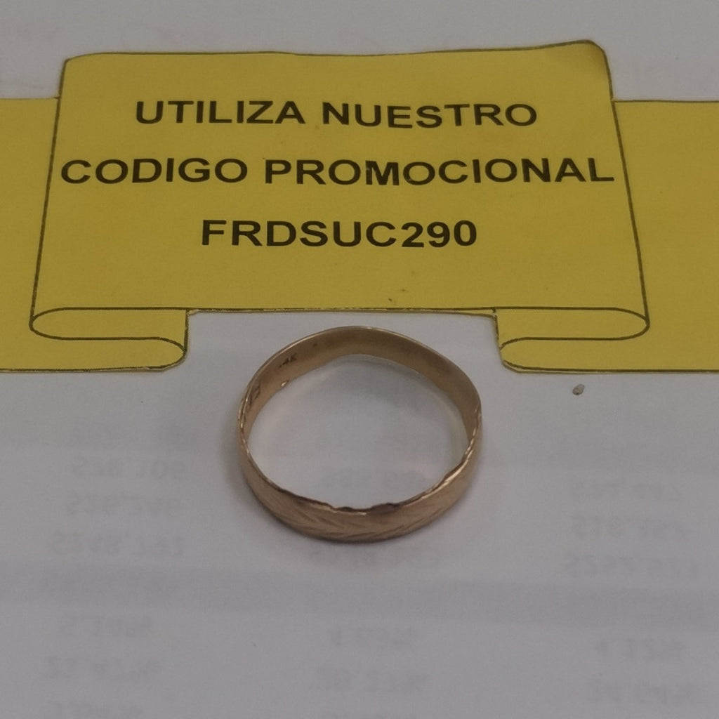 ARGOLLA ORO 10 K 1.6 GRMS (SEMINUEVO)