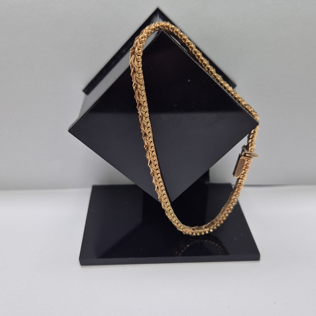PULSERA ORO COMBINADO 14 K 11,70 GRMS (SEMINUEVO)