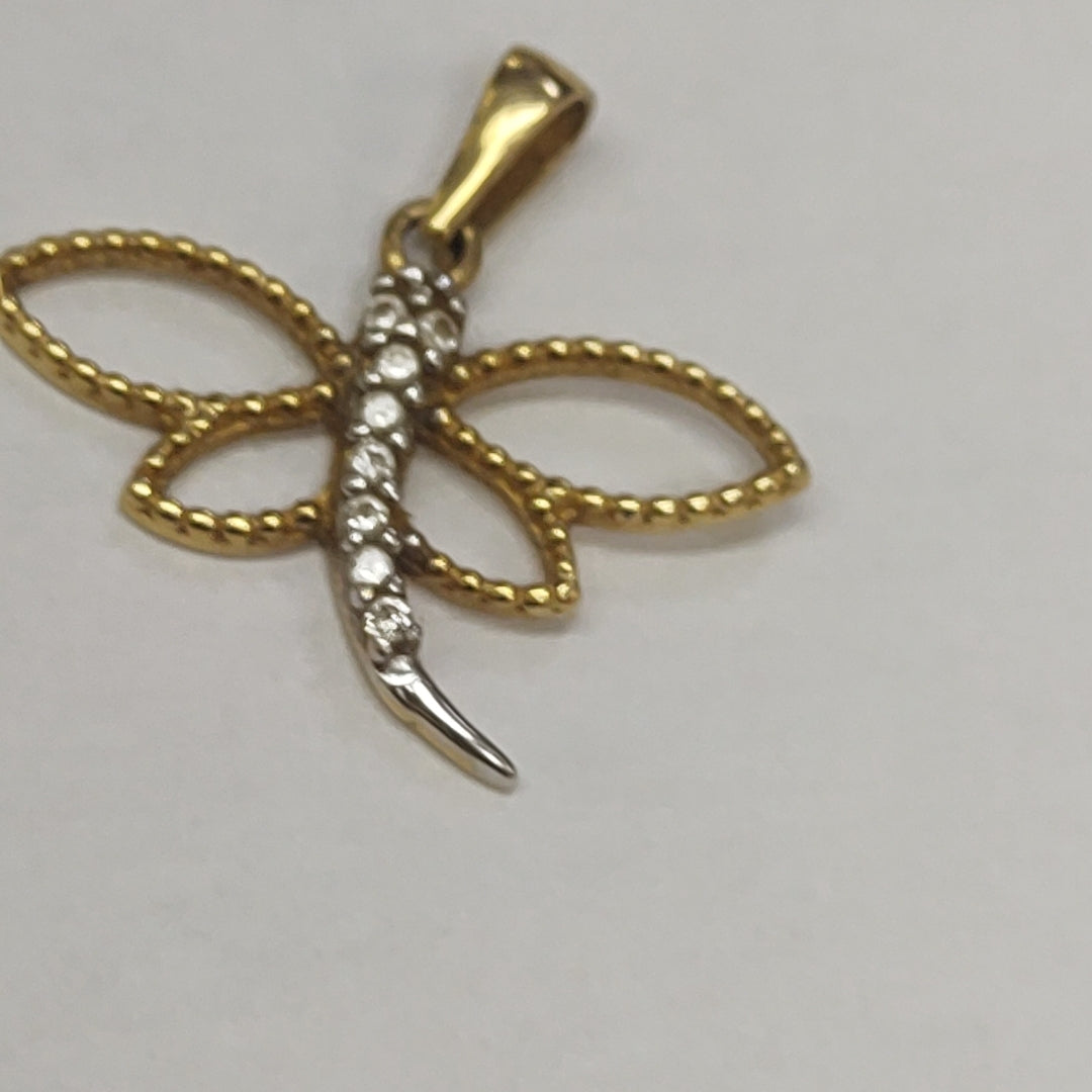 DIJE ORO, ORO COMBINADO 14 K 0.9 GRMS (SEMINUEVO)