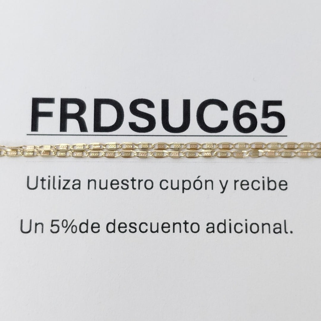 CADENA ORO 14 K 1.1 GRMS (SEMINUEVO)