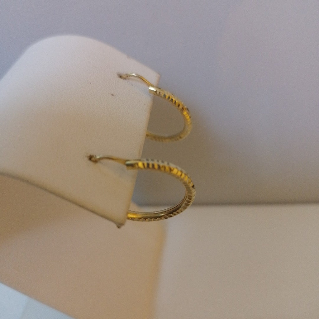 ARRACADAS PAR ORO 14 K 1.8 GRMS (SEMINUEVO)