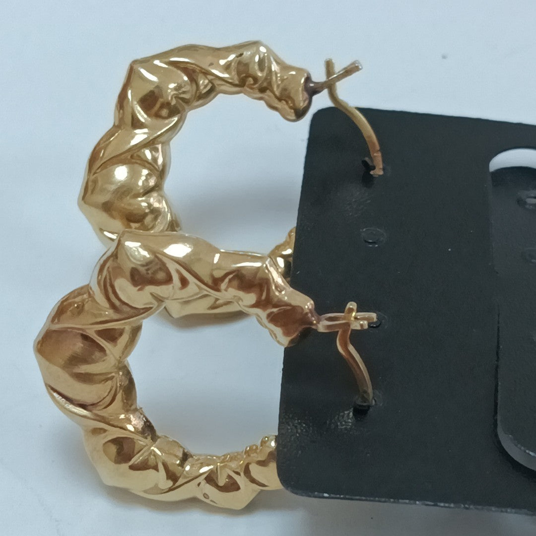 ARRACADAS PAR ORO 14 K 2.6 GRMS (SEMINUEVO)