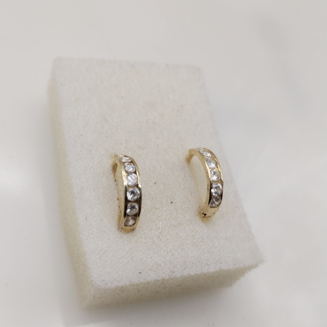 ARRACADAS PAR ORO 14 K 0.8 GRMS (SEMINUEVO)