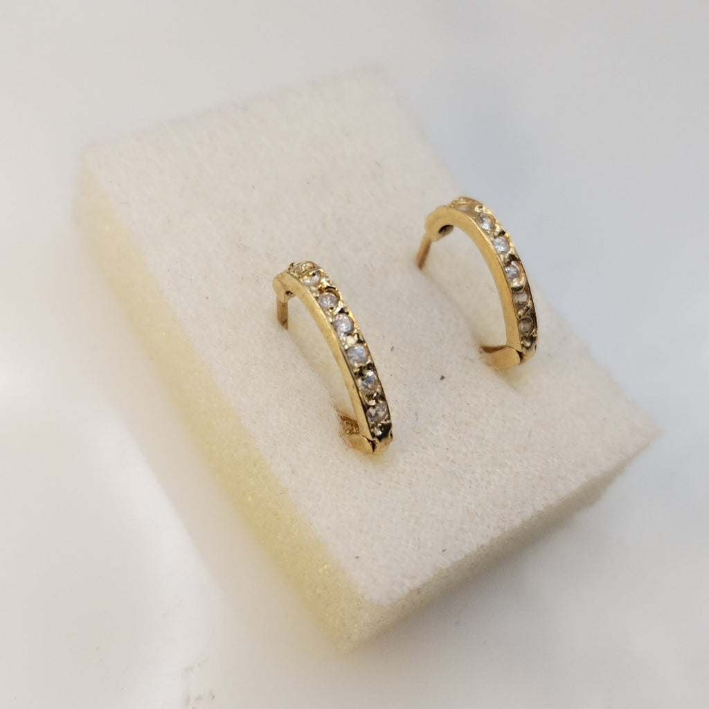 ARETES PAR ORO 10 K 1.2 GRMS (SEMINUEVO)