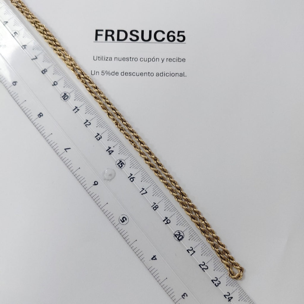 CADENA ORO 10 K 6,50 GRMS (SEMINUEVO)