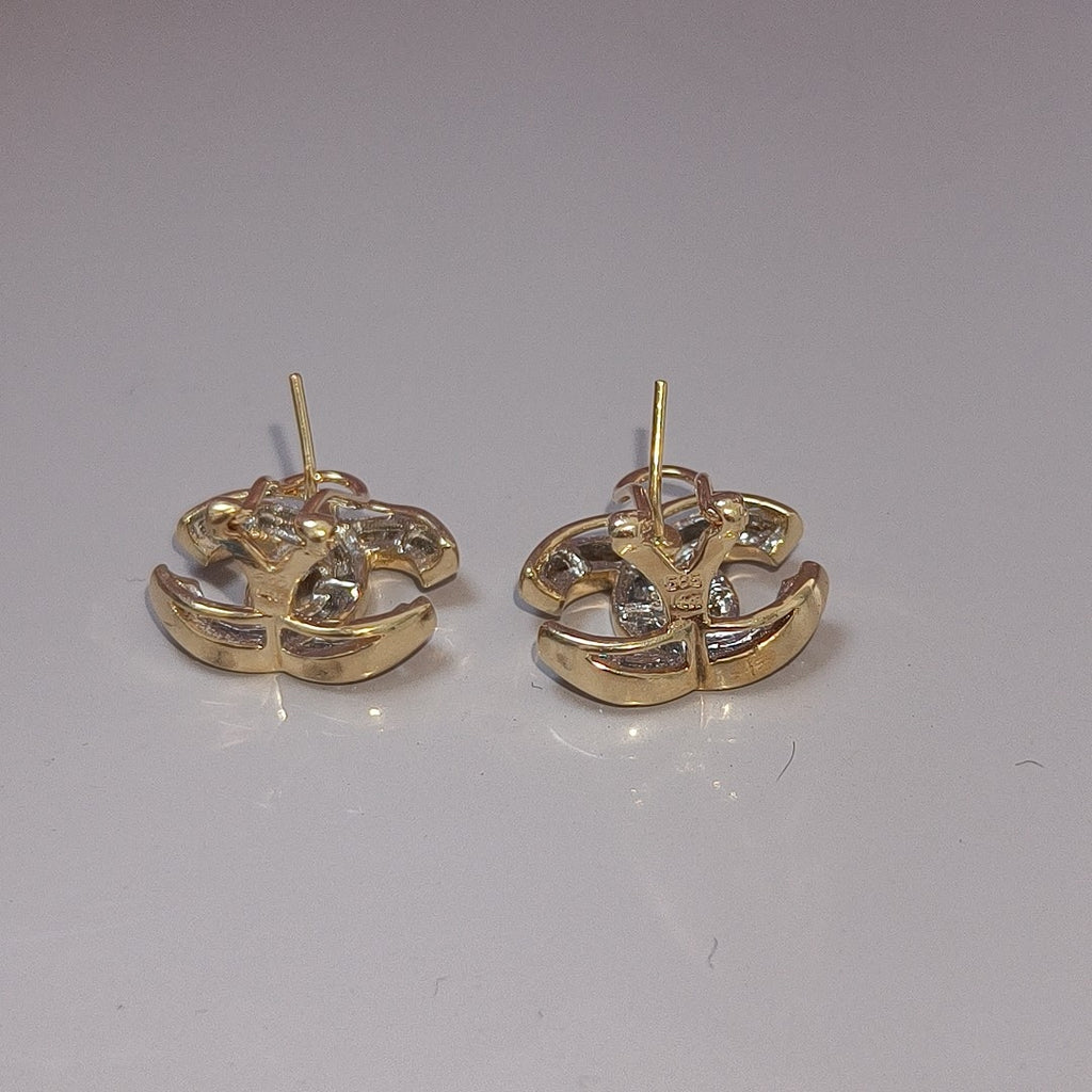 ARETES PAR ORO 14 K 6.2 GRMS (SEMINUEVO)